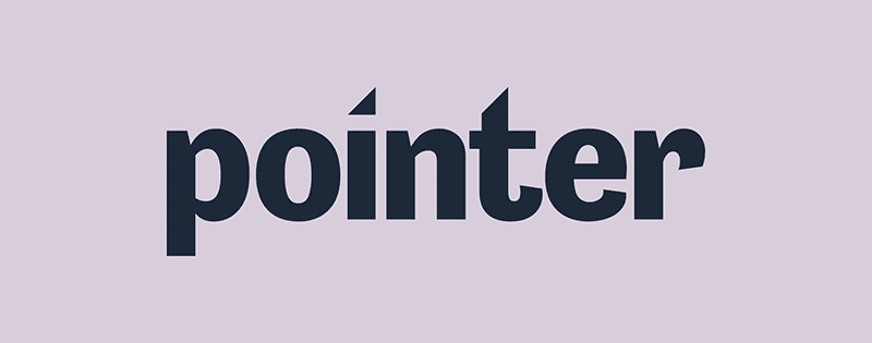 Animatie van het Pointer-logo